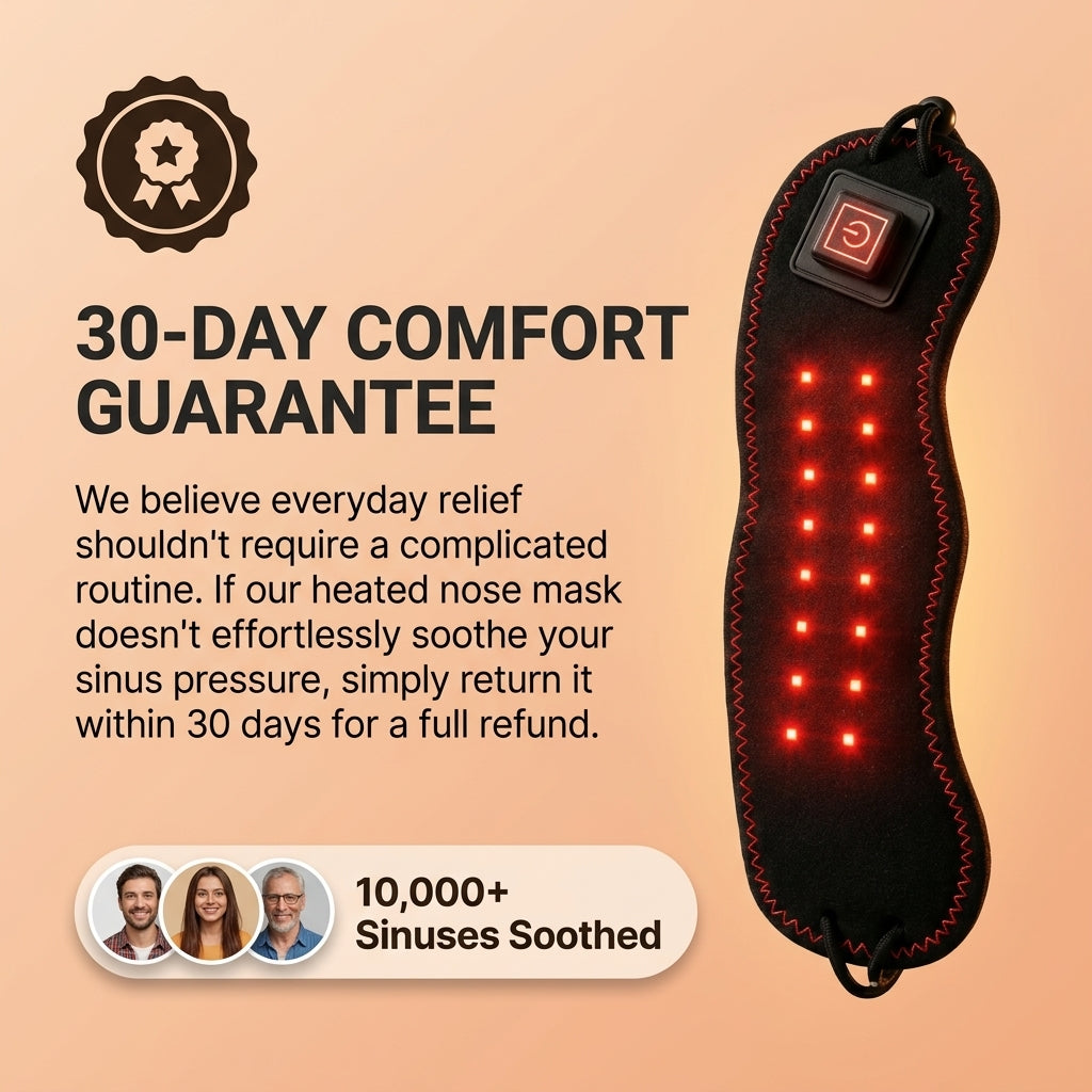 Heated Nose Mask for Sinusitis