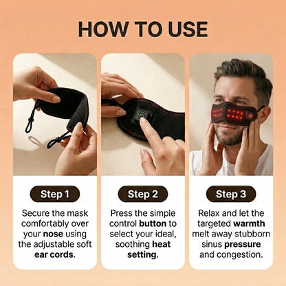 Heated Nose Mask for Sinusitis